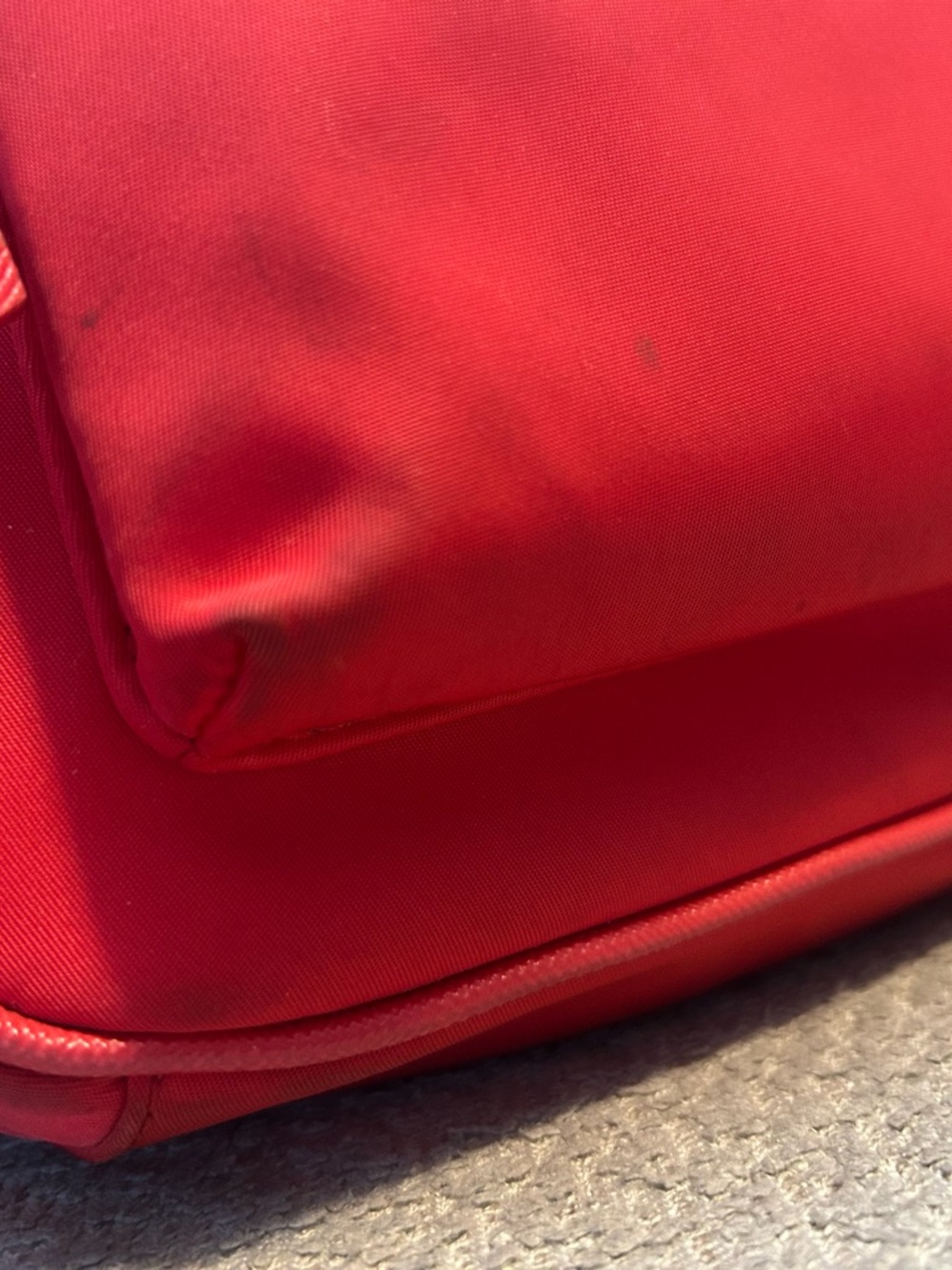 Kate Spade Red Nylon Mini Backpack - Picture 9 of 10
